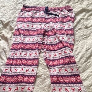 Festive Reindeer Kids Pajama Bottoms